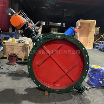 科茂气动蝶阀 AT执行器 通风蝶阀气动环保风阀 除尘管道调节阀门厂家