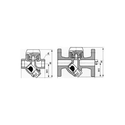 上海申欧通用阀门厂CS49H-16C-DN80热动力式Y型蒸汽疏水阀WCB碳钢