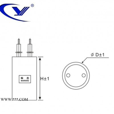 纯源【厂家批发】升降机 喷射泵 挡车臂电容器定制 CBB60 10uF 450VAC