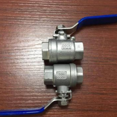 304不锈钢二片式两片式球阀阀门Q11F-16P全通径阀大口径流量开关