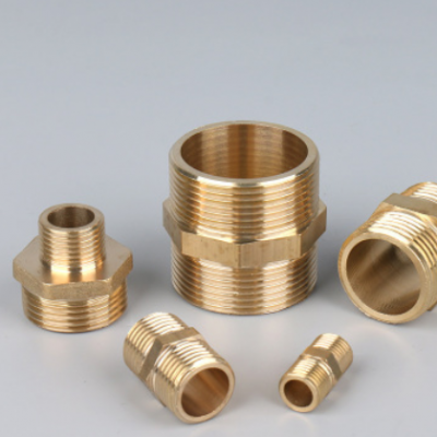 铜对丝外丝接头 内接对接直接 水暖配件批发4分6分1寸铜接头
