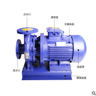 惠博厂家直销ISW350-400化工管道离心泵不锈钢锅炉园林增压喷淋