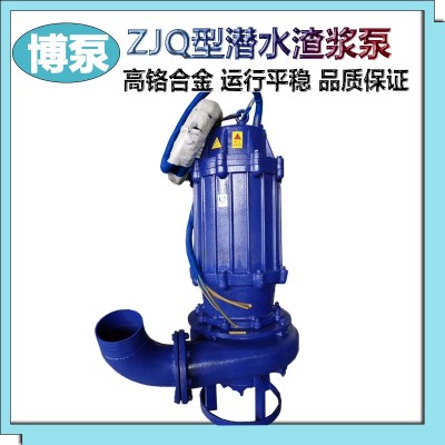 ZJQ65D-30型潜水渣浆泵厂家博泵供应高铬合金立式杂质泵