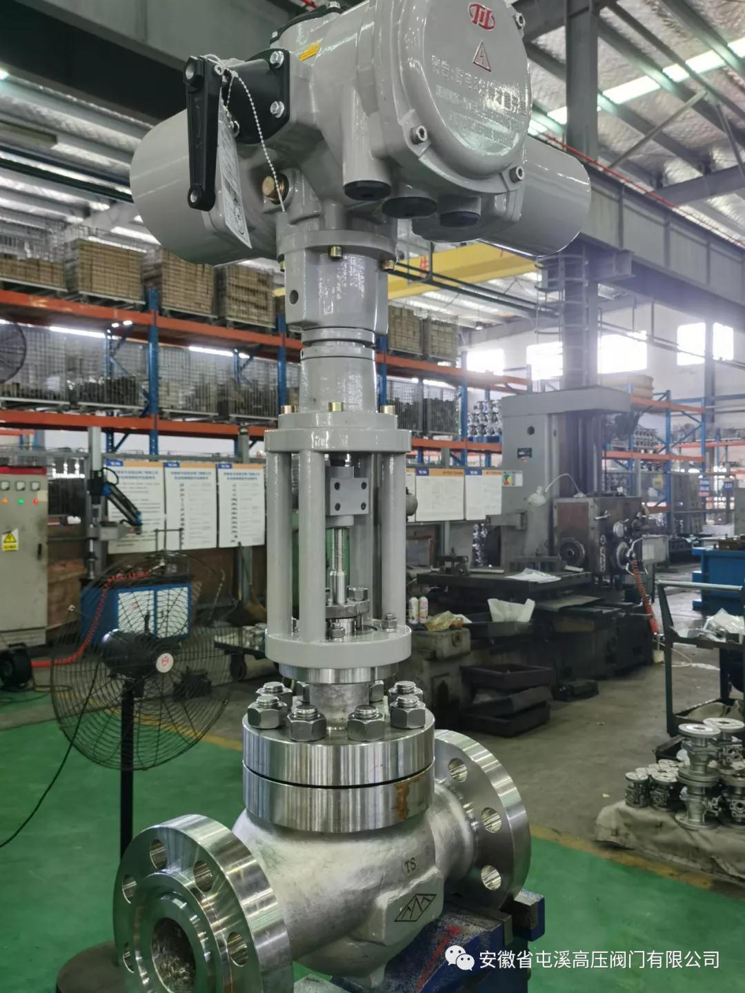 屯溪高压阀门：自制高压差多级减压笼式调节阀试制成功