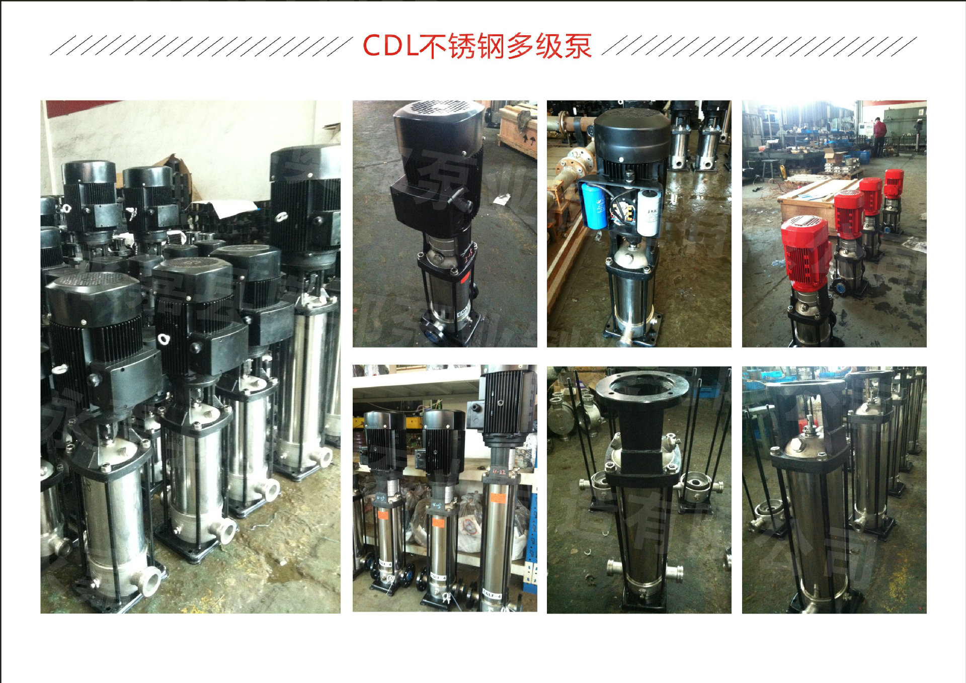 CDL不锈钢多级泵