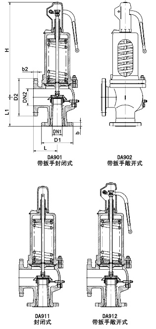 德标安全阀结构图