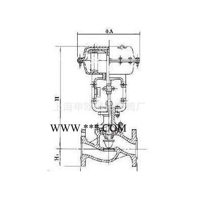 ZJHP-16P-DN25不锈钢气动单座调节阀