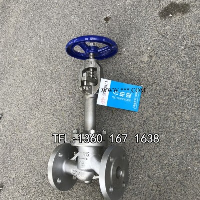 316L不锈钢法兰截止阀DJ41W-16P天然气截止阀