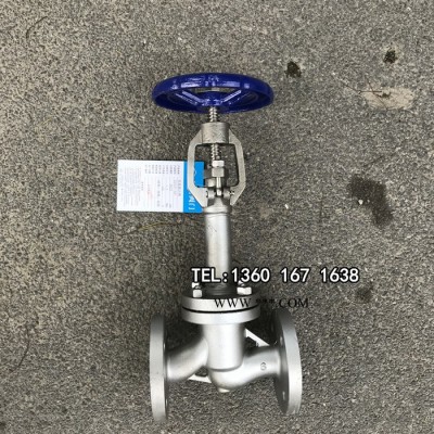 液氧法兰截止阀DJ41F-40P天然气截止阀