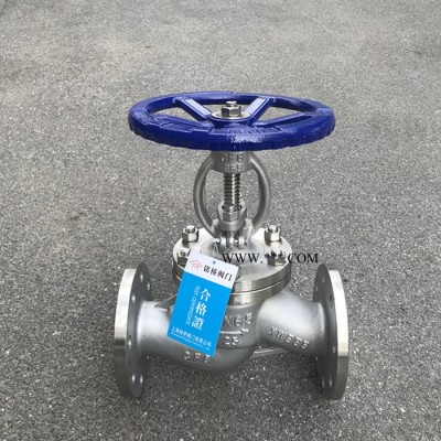 304不锈钢截止阀J41W-16P气动截止阀