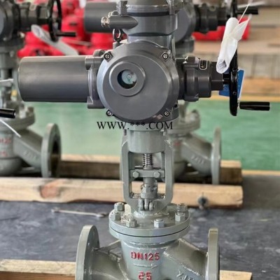 铸钢电动防爆截止阀DJ41W-40P电动低温截止阀