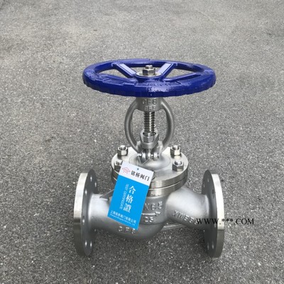 C4钢法兰截止阀J41W-16P电动截止阀