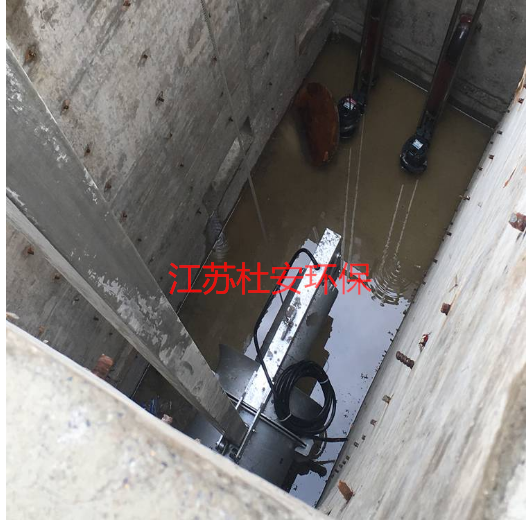 杜安环保穿墙回流泵安装尺寸，江苏杜安环保QJB-W2.5图4