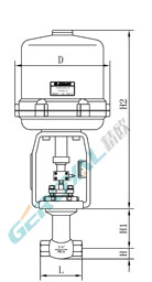 电动小流量调节阀 (配引进型381执行器)