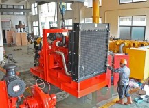 永球泵阀科技：柴油机消防泵装车发货