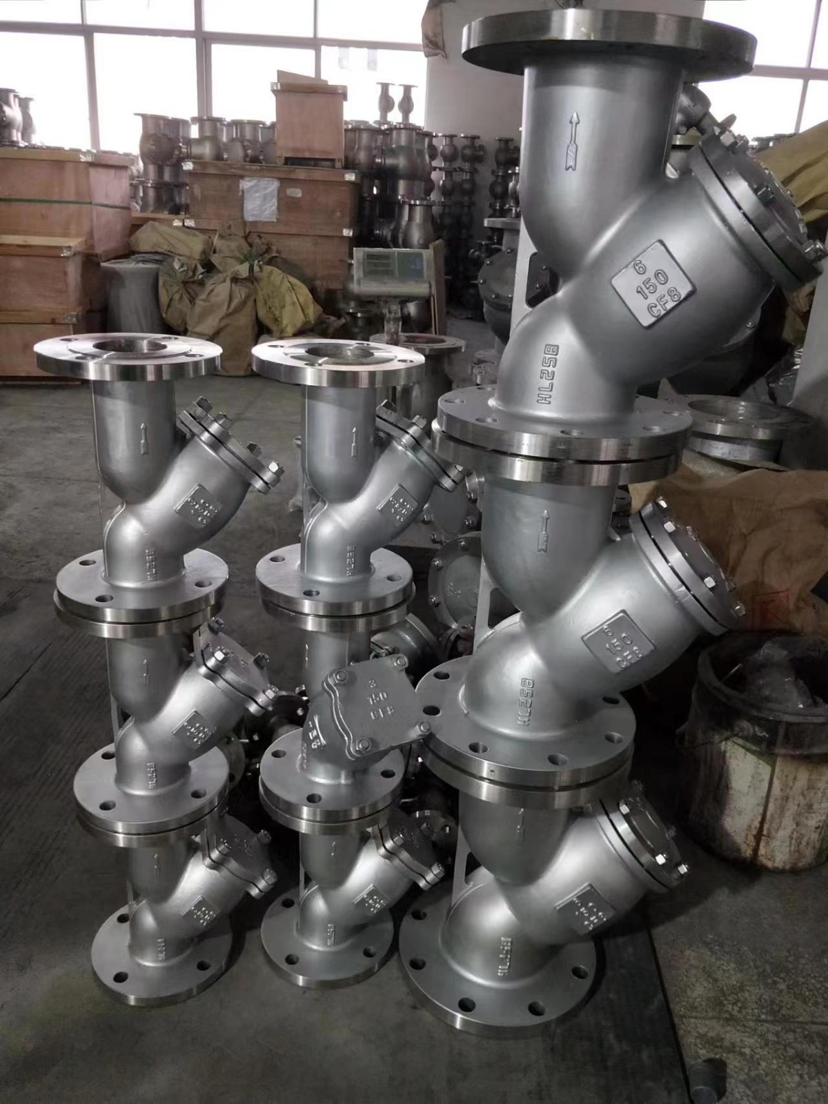 ANSI不锈钢过滤GL41W-150LB器美标法兰过滤器图2