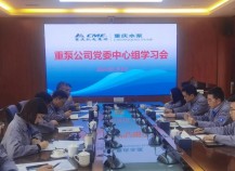 重庆水泵公司党委中心组学习二十届中纪委三次全会精神