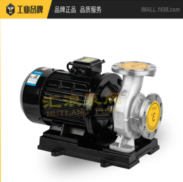 汇浪品牌 海水耐腐蚀卧式 316L 2205双相钢 不锈钢离心管道泵图2