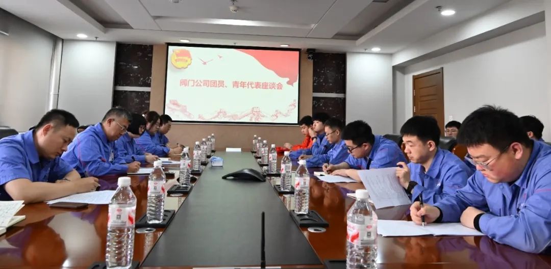 哈电阀门团委组织召开团员、青年代表座谈会
